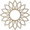 Ekena Millwork Daisy Wood Fretwork Pierced Ceiling Medallion, Birch, 22"OD x 7 5/8"ID x 3/8"T CMWP22X22X0375DABI - alternate 4